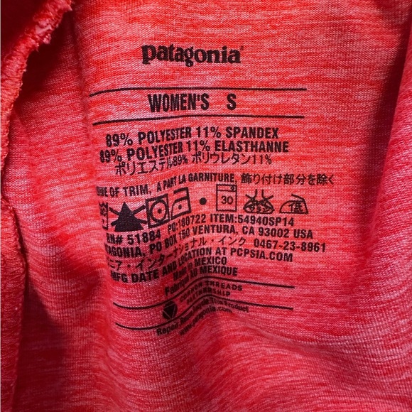 Patagonia Pink Sleeveless Tank Top Lightweight Casual Style - Picture 4 of 5